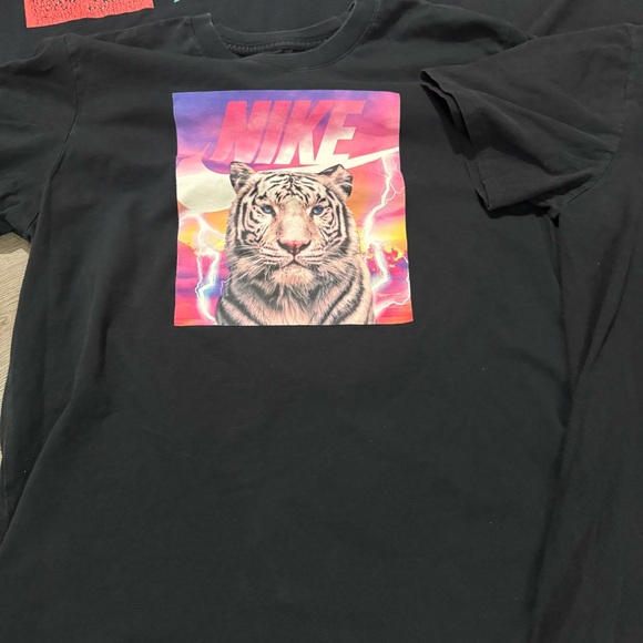 Nike Jordan 5 Pc T-Shirt Bundle. 4 Large 1 Med Preowned 90s Retro Vintage Style - Picture 5 of 6